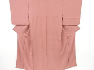 織柄色無地着物